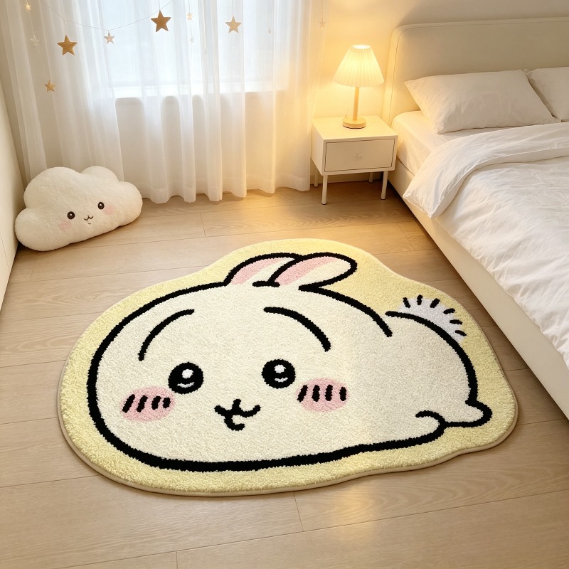 Home Goods Bathroom Rugs - Floor Mat Kawaii Anime Hachiware Usagi