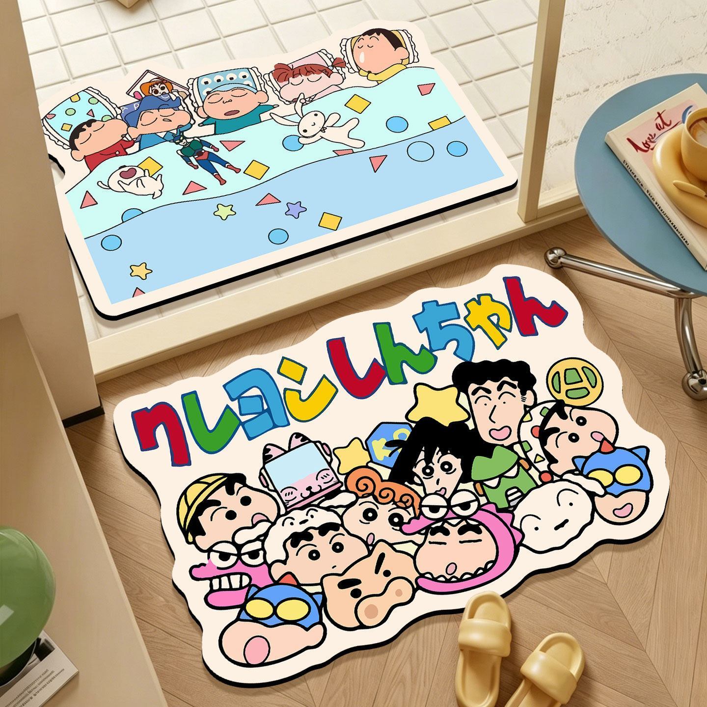 Crayon Shin‑chan Irregular Bat - Home Goods Bathroom Rugs ulasan dan harga