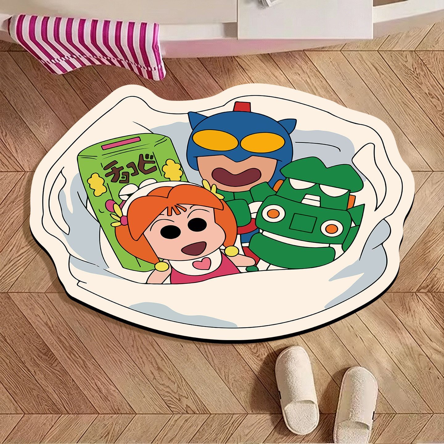 Crayon Shin‑chan Irregular Bat - Home Goods Bathroom Rugs ulasan dan harga
