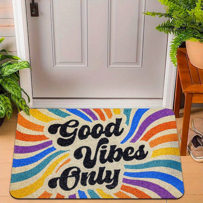 VIKAMA Rainbow Carpet Good Moo - Home Goods Bathroom Rugs ulasan dan harga