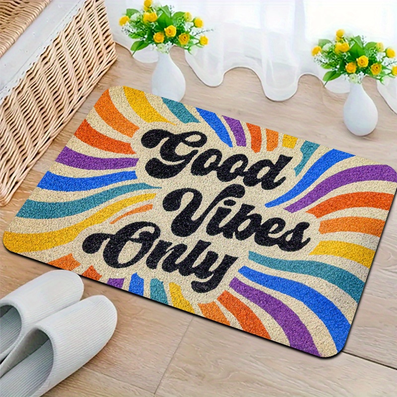 VIKAMA Rainbow Carpet Good Moo - Home Goods Bathroom Rugs ulasan dan harga