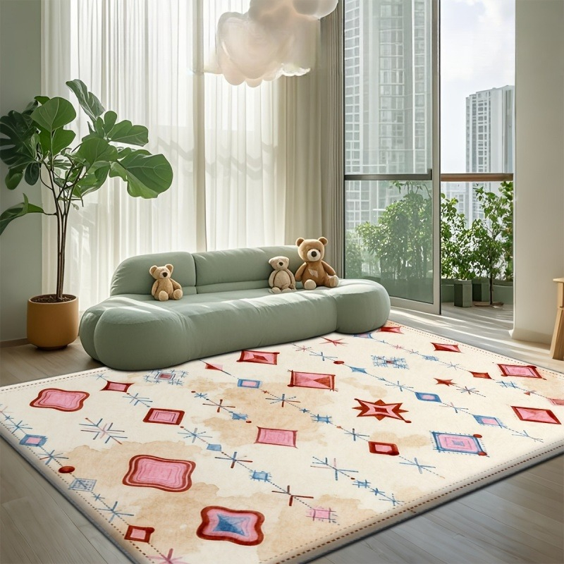 Pastel Rainbow Striped Good Mo - Home Goods Bathroom Rugs ulasan dan harga