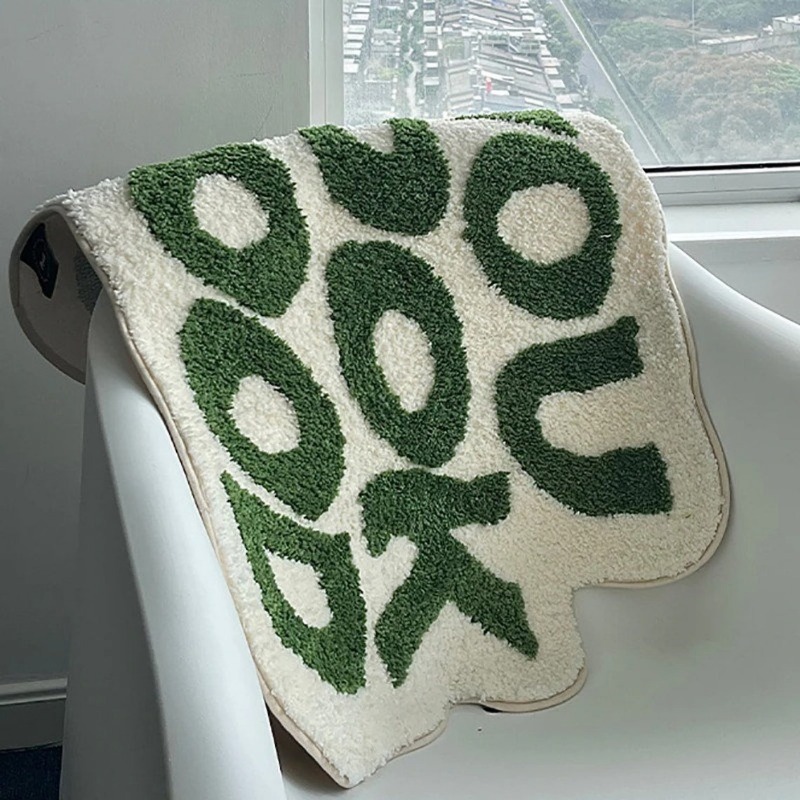 Tufted You Look Good Rug Custo - Home Goods Bathroom Rugs ulasan dan harga
