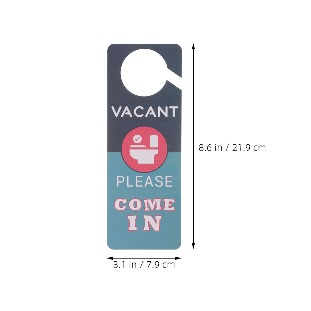 2Pcs Double-Sided Bathroom Doo - Home Bathroom Occupied Sign ulasan dan harga