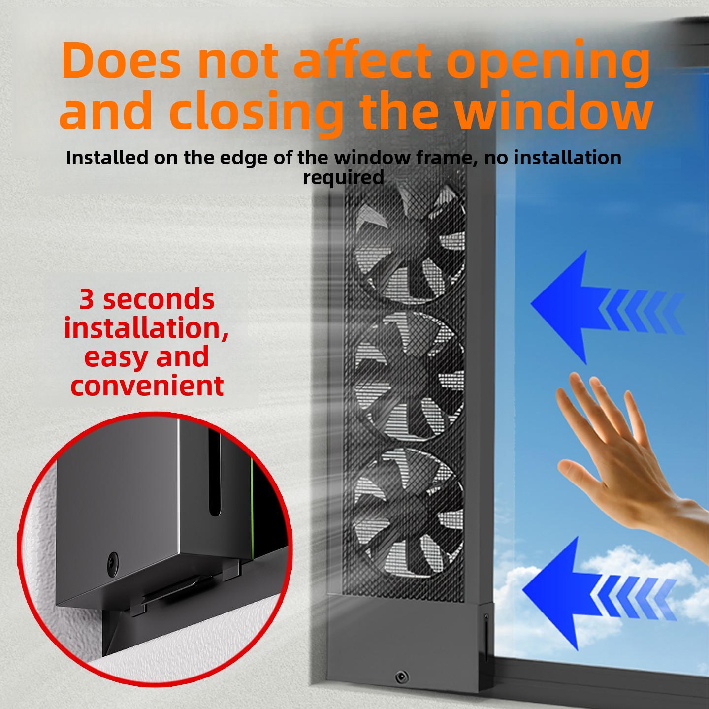 Tool-Free Window Exhaust Fan – - Home Bathroom Fan ulasan dan harga