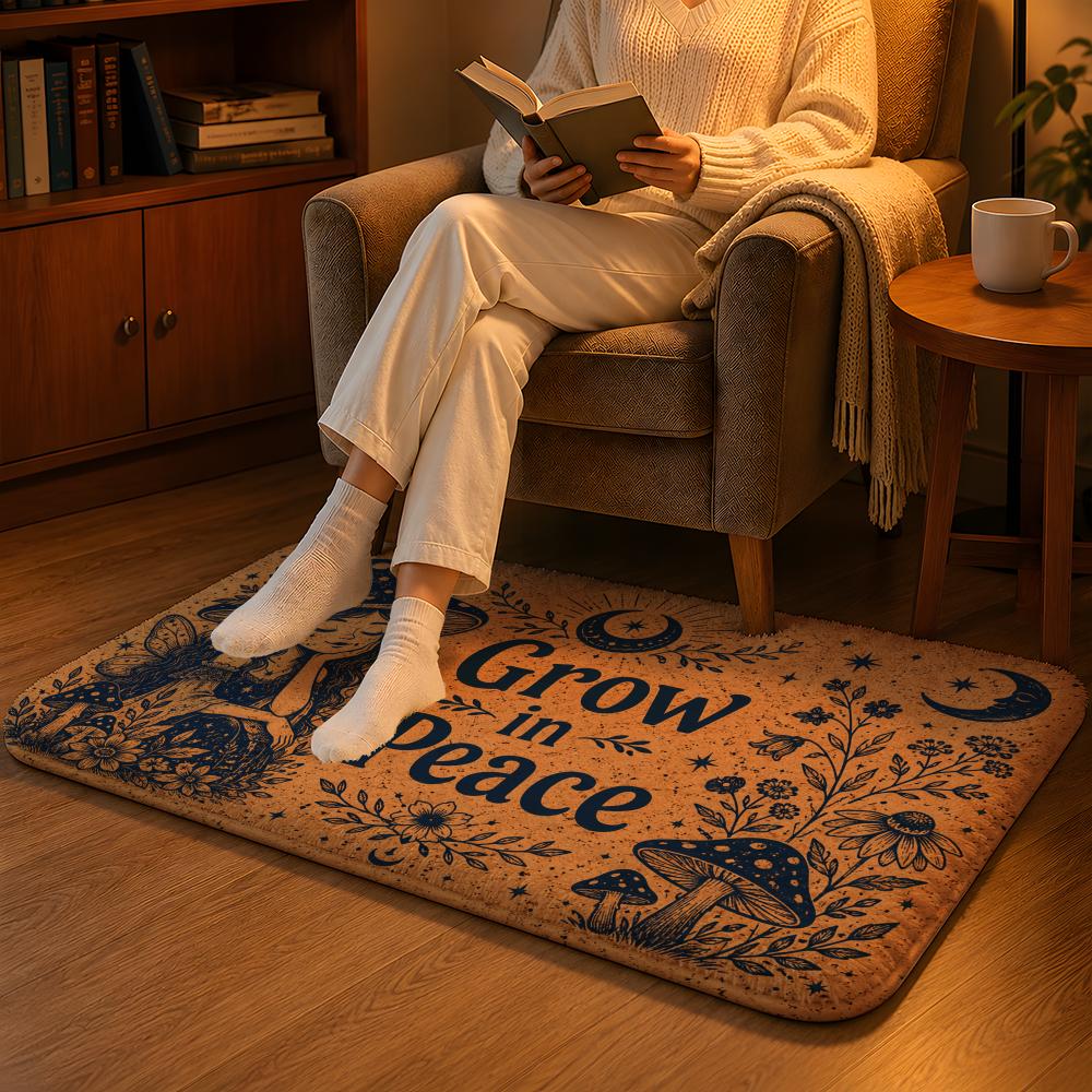 Celestial Good Vibes Floor Mat - Home Goods Bathroom Rugs ulasan dan harga