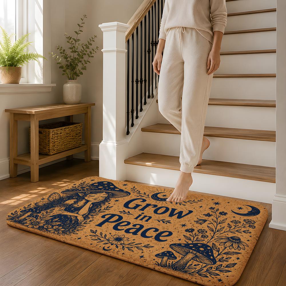 Celestial Good Vibes Floor Mat - Home Goods Bathroom Rugs ulasan dan harga