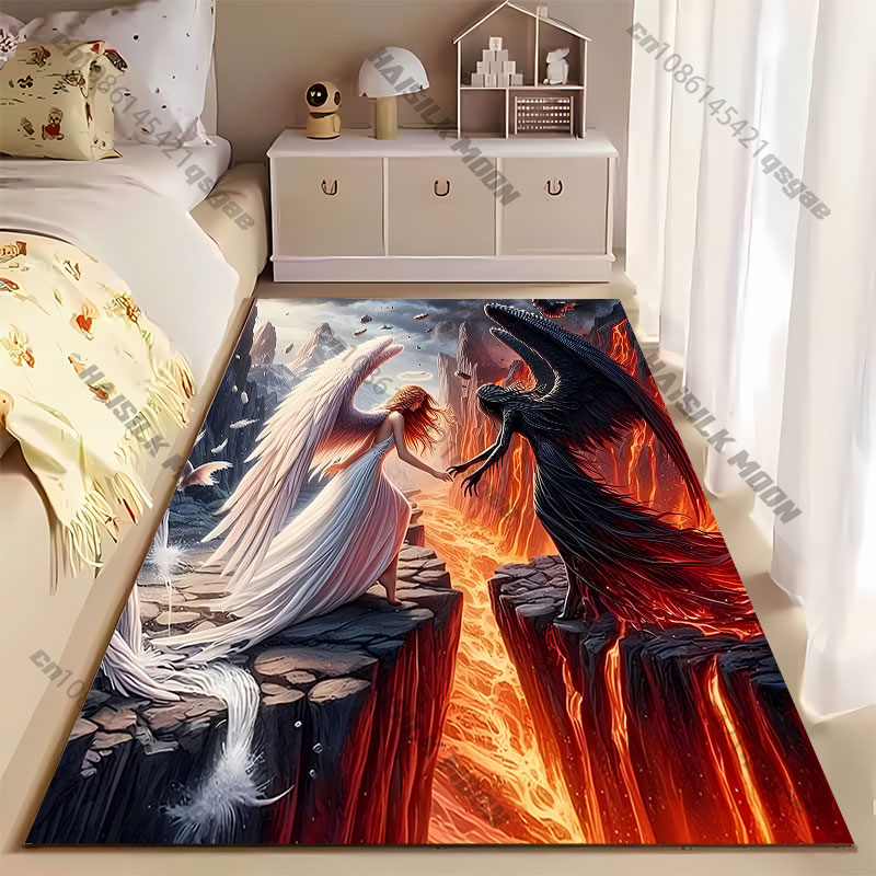 Good versus evil duality carpe - Home Goods Bathroom Rugs ulasan dan harga