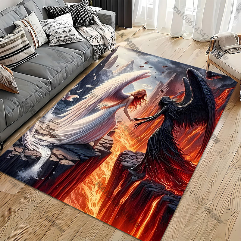 Good versus evil duality carpe - Home Goods Bathroom Rugs ulasan dan harga
