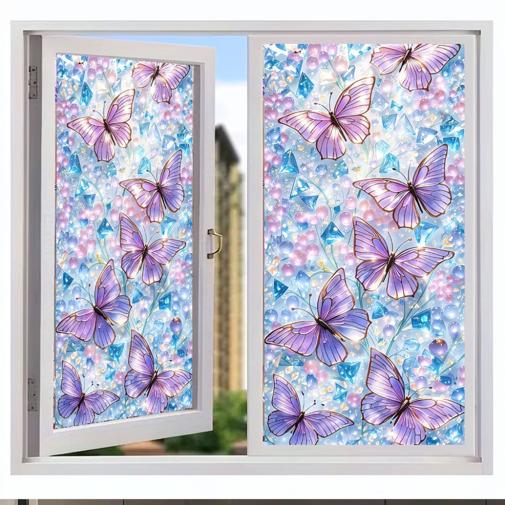 Static Cling Privacy Window Fi - Home Bathroom Window Tint ulasan dan harga