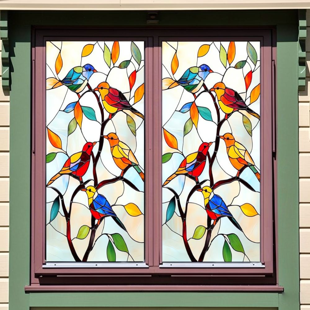 Static Cling Privacy Window Fi - Home Bathroom Window Tint ulasan dan harga