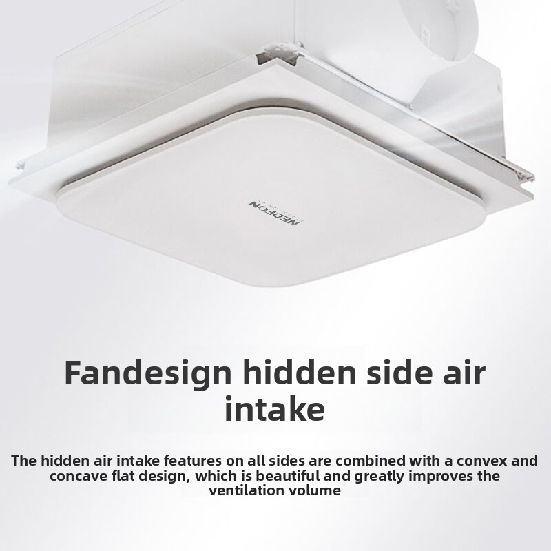 Ultra-thin and powerful integr - Home Bathroom Fan ulasan dan harga