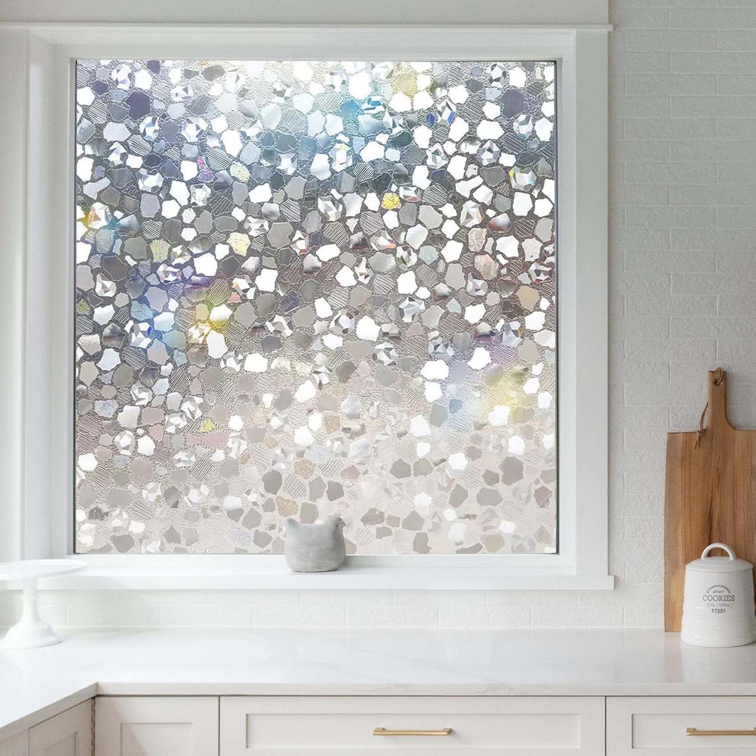 Frosted Glass Window Sticker,  - Home Bathroom Window Tint ulasan dan harga