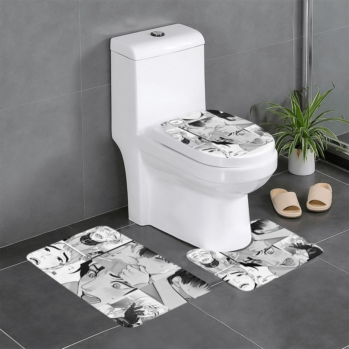 The Good Yaoi Boys 3 Pcs Bath  - Home Goods Bathroom Rugs ulasan dan harga