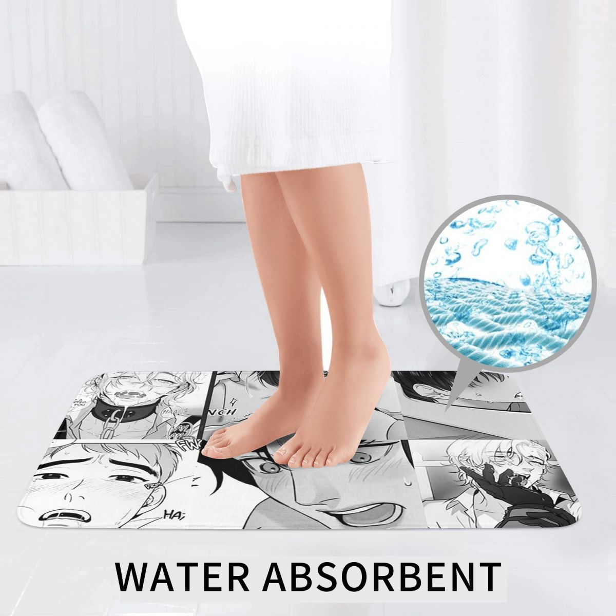 The Good Yaoi Boys 3 Pcs Bath  - Home Goods Bathroom Rugs ulasan dan harga