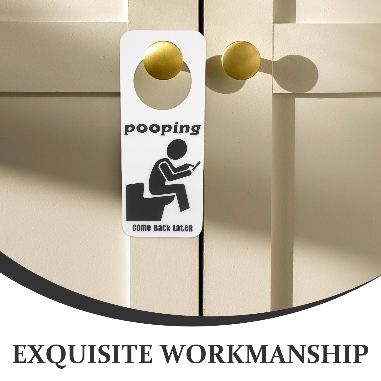 Bathroom Sign Funny Occupied D - Home Bathroom Occupied Sign ulasan dan harga